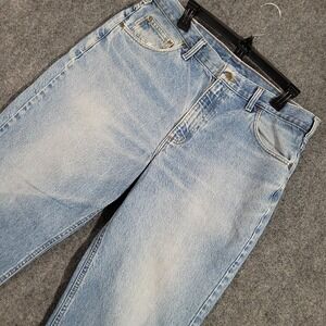 Carhartt Jeans Mens‎ 36x29 Traditional Fit B180 STW Light Medium Wash Blue